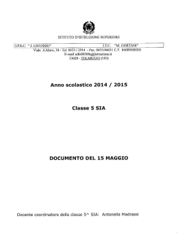 istituto d`istruzione superiore |ipsc &ldquo; j. linussio&rdquo; itc &ldquo;m. gortani&rdquo;