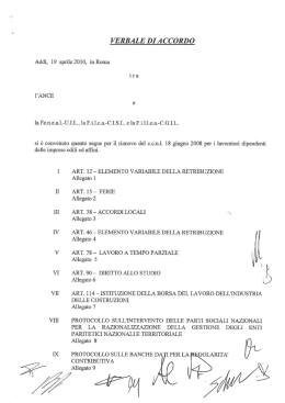 Rinnovo ccnl - Cassa Edile di Reggio Calabria
