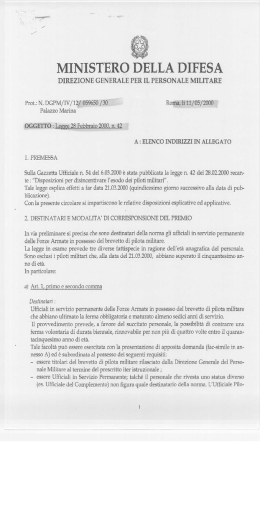direzione generale per il persùnale militare