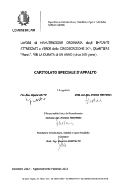 l13006 capitolato speciale di appalto