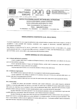 istituto d`istruzione secondaria superiore liceo scientifico albert