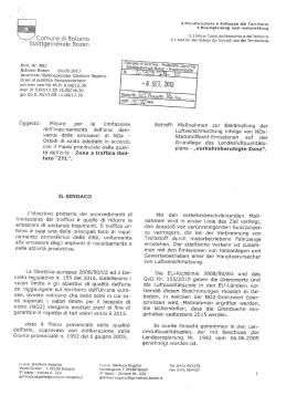 Ordinanza 03.09.2013 - Prot. 85/63377 - in