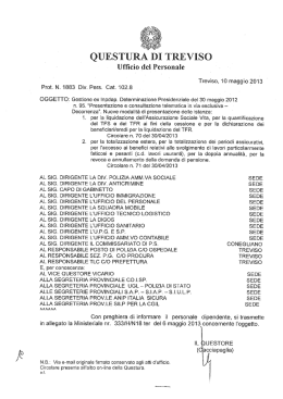 Ufﬁcio del Personale