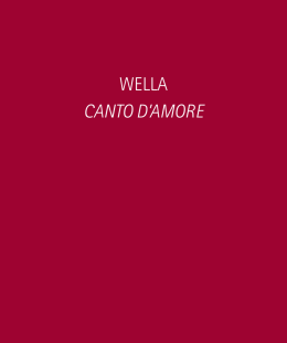 wella canto d`amore - wella progetto casa famiglia