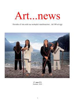art news gennaio 2014 - Libreria Cristina Pietrobelli
