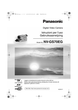 Istruzioni per l`uso Gebruiksaanwijzing