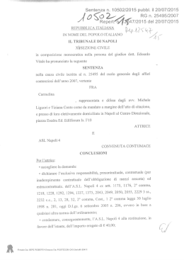 Leggi sentenza - Studio Legale Liguori