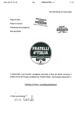 Testo dell`interpellanza (File