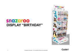 Snazaroo sfoglia il CATALOGO ︎