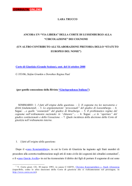 lara trucco ancora un &ldquo;via libera&rdquo; della corte di