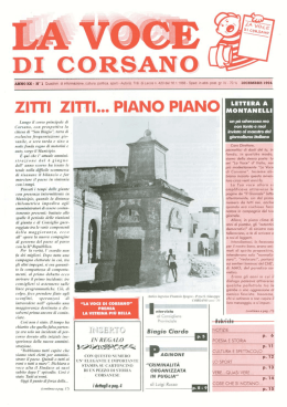 Dicembre 1994 - La Voce di Corsano