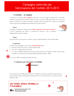 Foglio informativo per i genitori