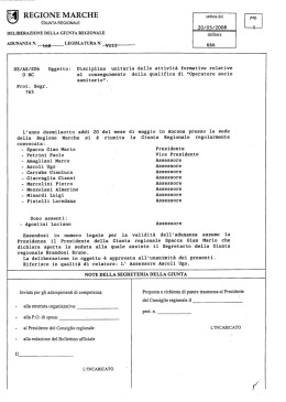 delibera giunta regione marche n. 666 del 20.05.2008