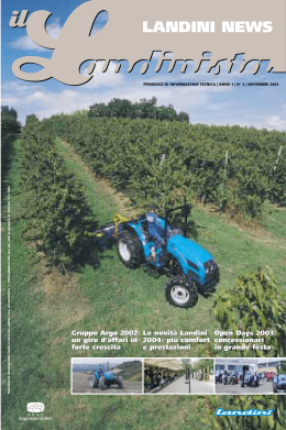 landini news - Argo Tractors SpA