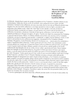 Mirisola Iolanda Alleata del Cenacolo