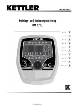 Manuale utente Kettler Axos Cycle P
