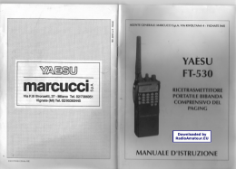 Yaesu - FT-530 Manuale d`uso