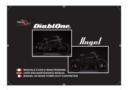 MANUALE D`USO E MANUTENZIONE USER AND MAINTENANCE