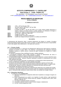 Regolamento disciplinare_PRIMARIA_2014-15