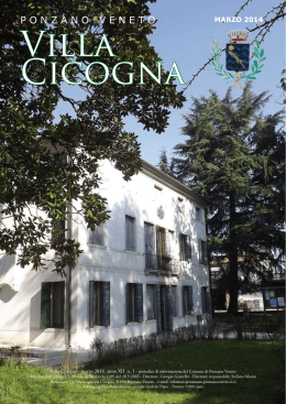 Villa Cicogna - Numero di marzo 2014