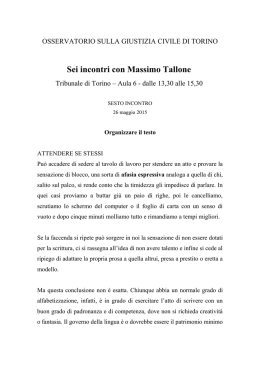 6 organizzare il testo
