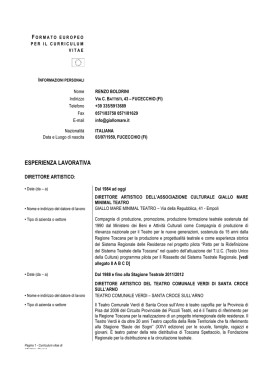 curriculum vitae renzo boldrini
