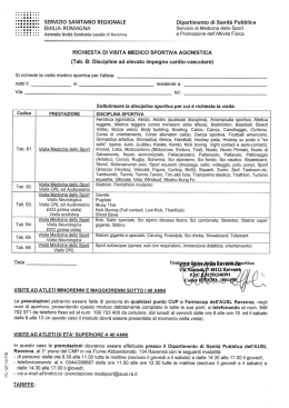 servizio sanitario regionale "&deg;`&deg;`&icirc;&icirc;i emilia-romagna