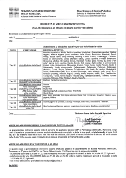 richiesta - Nuoto Lugo