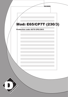 Mod: E65/CP7T (230/3)