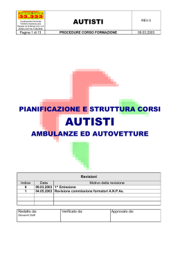 autisti - Coordinamento Provinciale PP.AA. Area Pistoiese