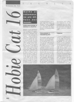 tecnica hobie cat 16 - Associazione Italiana Hobiecat