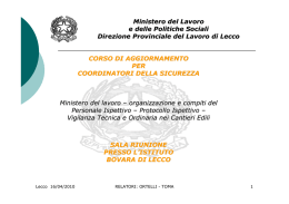 Direzione Provinciale del Lavoro