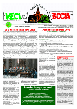 Veci e Bocia 1-2006 - Sezione di Milano
