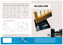 MC300/IMB - CASIT AUTOMAZIONI dal 1950
