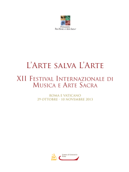 Scarica - Festival Internazionale di Musica e Arte Sacra