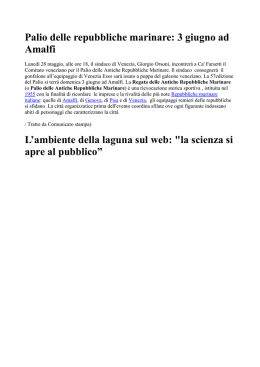 Palio delle repubbliche marinare - playmarche: lo sferisterio nel