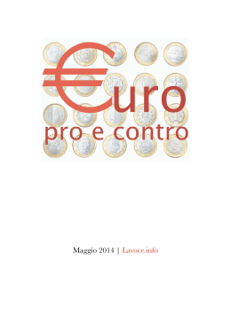Euro: pro e contro
