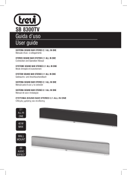 SB 8300TV Guida d`uso User guide