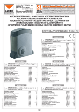 24Vdc Motors 101/SL4024M9