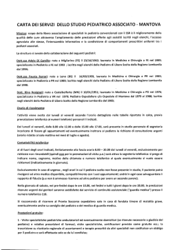Scarica Carta dei servizi