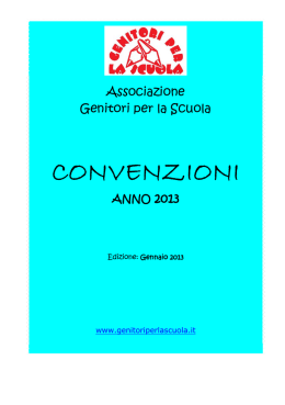 convenzioni - Genitori per la scuola &ndash; Arcisate