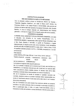 Canoni di locazione o affitto