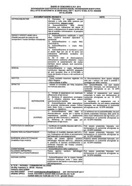 autocertificazioni - consigli utili