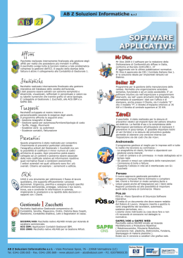 software applicativi - AB Z Soluzioni Informatiche srl