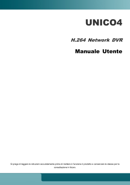 UNICO4 userManual complete ITA