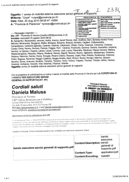 ` /r` L 2% 3L - Provincia di Piacenza