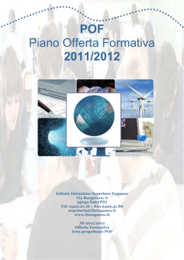 POF Piano Offerta Formativa 2011/2012