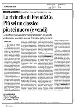 La rivincita di Freud&Co.