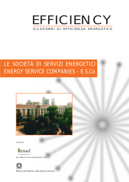 Le società di servizi energetici