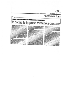 Page 1 MARTED&Igrave; 20 LUGLIO 2010 & 1A SICILIA I /` ECONOMIA